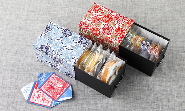 越中富山の薬箱 －菓子箱2個セット－｜19HITOYASUMIの通販・お取り寄せなら【ぐるすぐり】