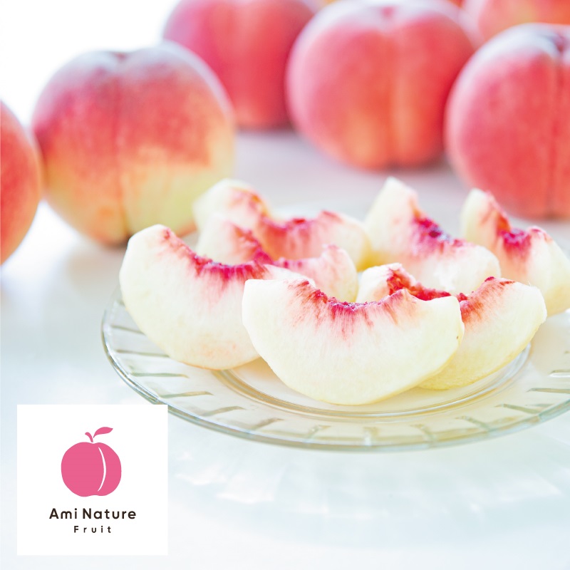 アミナチュールフルーツの朝採り桃5～8個(2.0kg)｜Ami　Natureの通販・お取り寄せなら【ぐるすぐり】