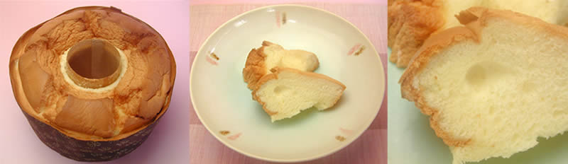 ポロニのお母さんの手作りシフォンケーキ