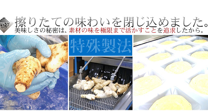 冷凍 とろろ 50g x 20袋入 山梨県産 やまと芋 田舎とろろ｜花蝶の通販・お取り寄せなら【ぐるすぐり】