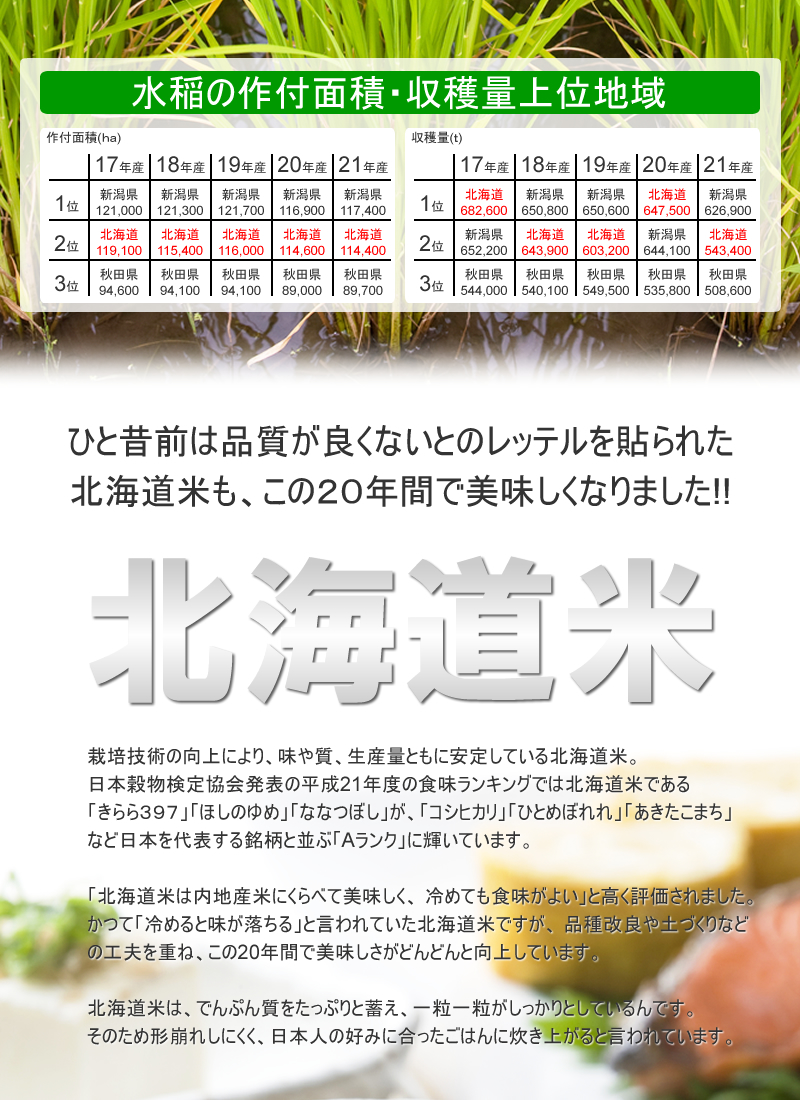 北海道産 ふっくりんこ