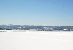 雪景色の魚沼地方
