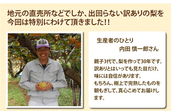 生産者のひとり 内田さん