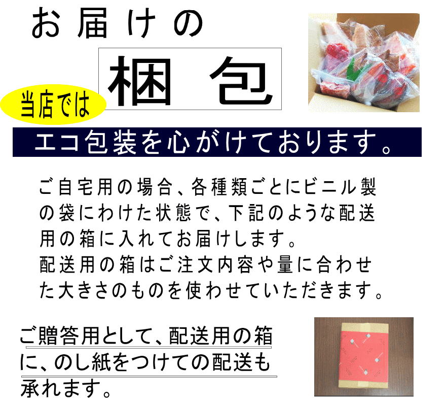 お届けの梱包