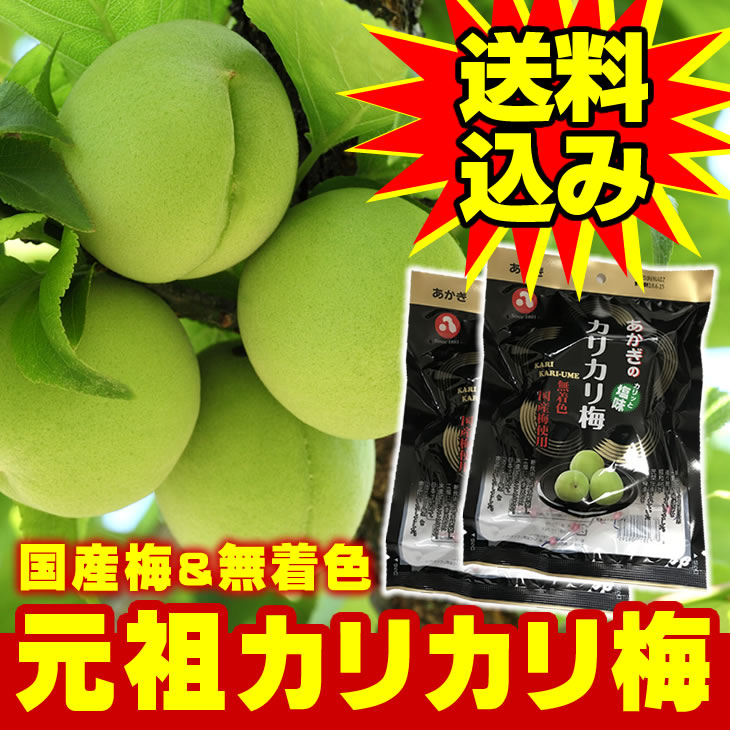 甘梅 1g 1袋 元祖カリカリ梅 無着色 大粒国産梅使用 きわだつ甘酸っぱさ 明治26年創業の老舗 100年企業 送料込み 食品 総合食品通販の通販 お取り寄せなら ぐるすぐり