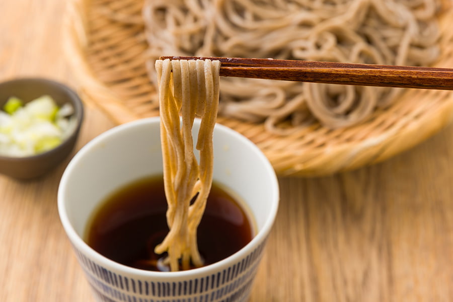 はせ川製麺／朝日そば2袋セット(半生麺・めんつゆ付)