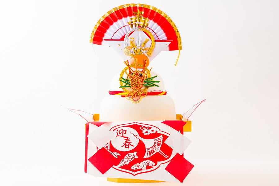 もちの城北／【超特大】山形の本格鏡餅 [切り餅600g丸餅 1980g]