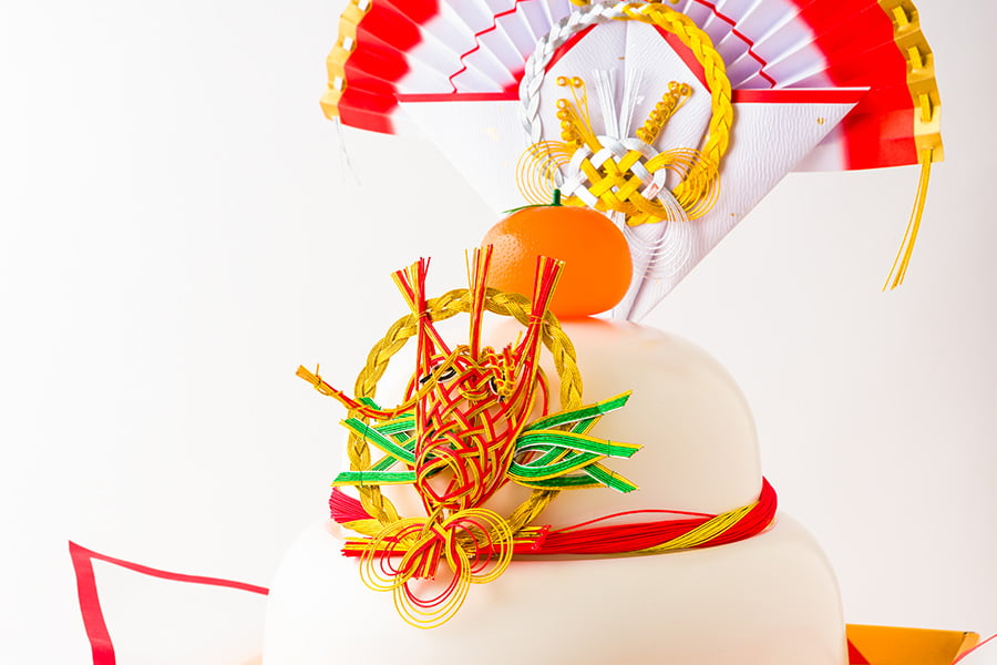 もちの城北／【超特大】山形の本格鏡餅 [切り餅600g丸餅 1980g]