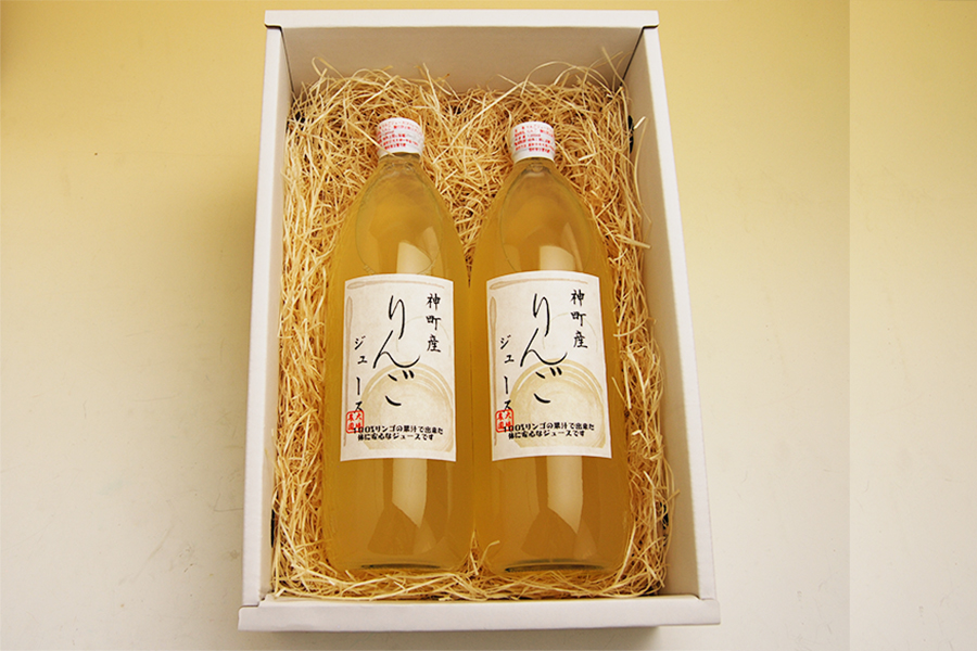 プレミアムりんごジュース2本セット(1L×2本)