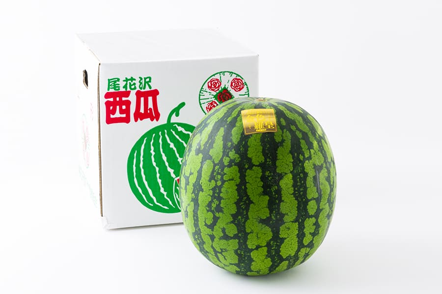 菅藤農園／尾花沢すいか金色羅皇1玉(4～5Lサイズ)