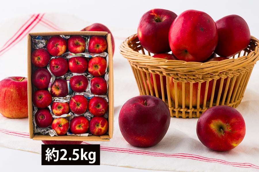 森谷果樹園／《訳あり》葉取らずりんご紅玉(こうぎょく)