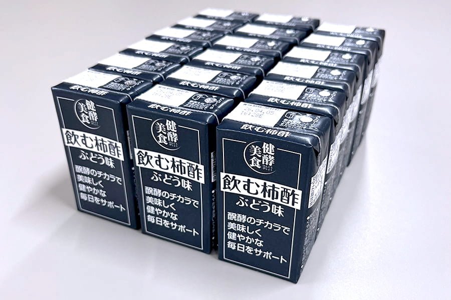 マルノー山形／飲む柿酢ぶどう味18本(125ml×18本)