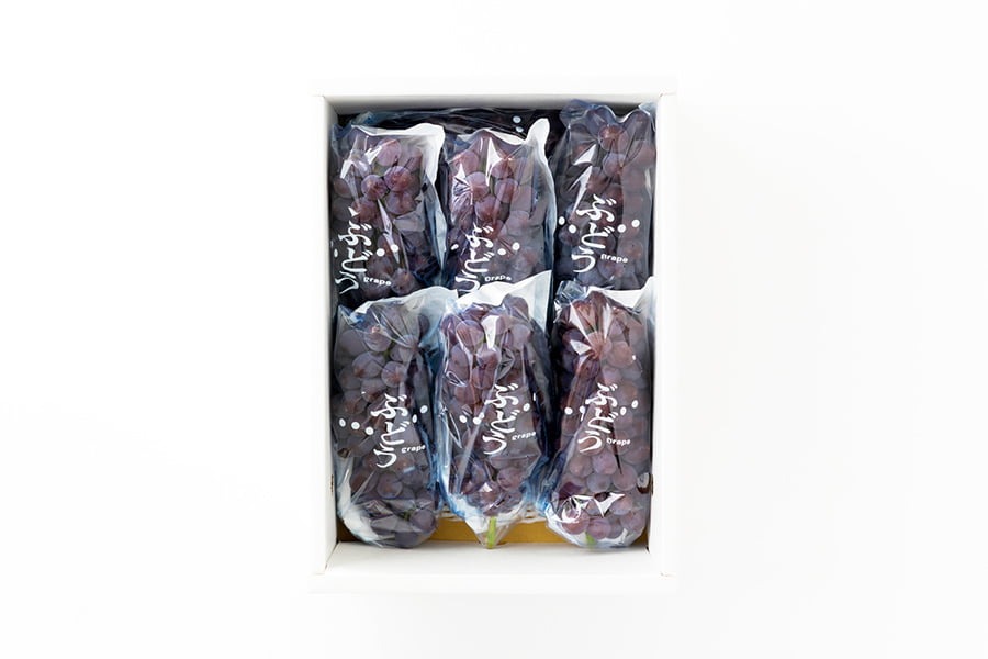 里見果樹園のぶどうキングデラ約2kg(5~10房)