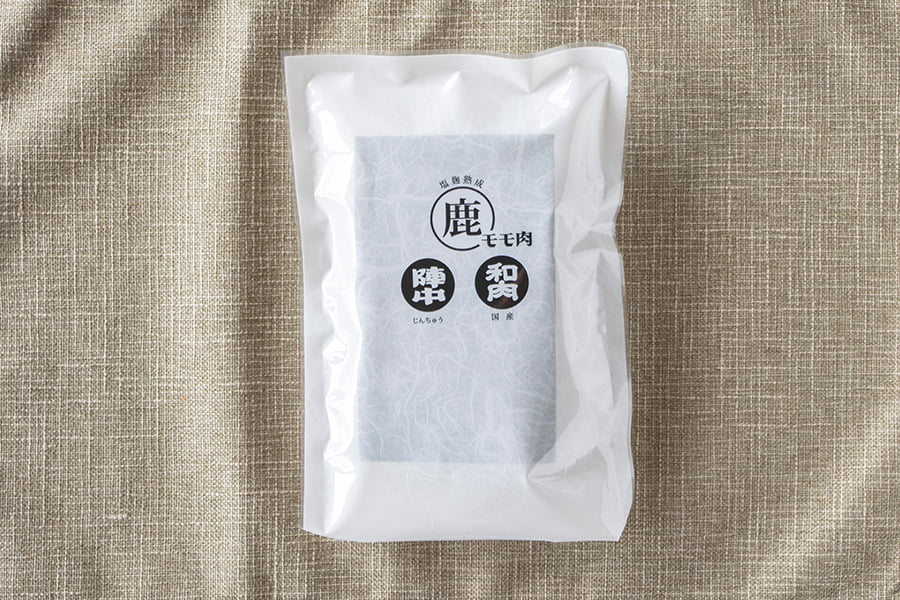 【旅する特産品】陣中/和肉:国産エゾシカモモ塩麹熟成