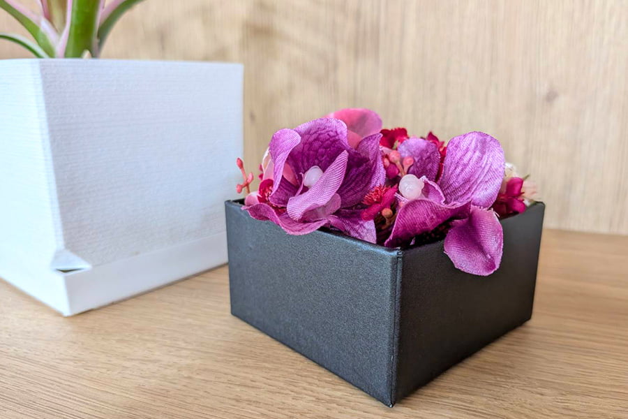 【母の日ギフト】バラのコンフィチュールとアーティフィシャルフラワーのセット／ナカイローズファーム