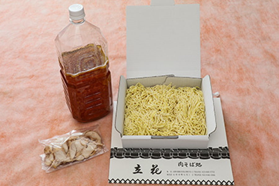肉そば処立花／冷蔵肉中華（タレ・鶏肉付き）3食分