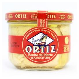 【常温】オルティス社　ビンナガマグロのオリーブオイル漬　220g