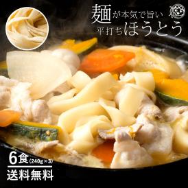麺 送料無料 ほうとう 生麺 生めん 平打ち麺 特産品 平太麺
