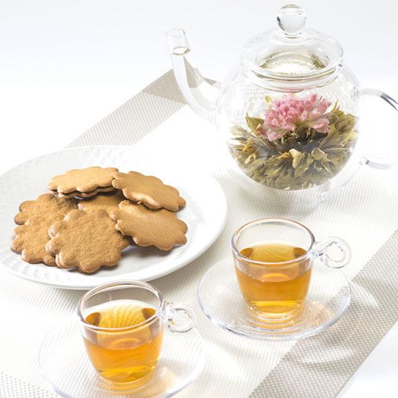花咲くお茶 アソート缶入りギフトgreeting クロイソス工芸茶 オーガンジー付き 工芸茶専門店 クロイソスの通販 お取り寄せなら ぐるすぐり