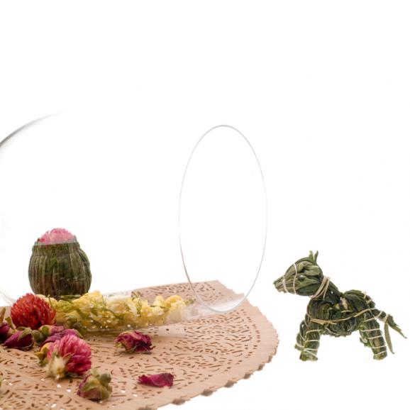 初めての方にも花咲くお茶 3個 アリエルポット付きギフト 工芸茶専門店 クロイソスの通販 お取り寄せなら ぐるすぐり