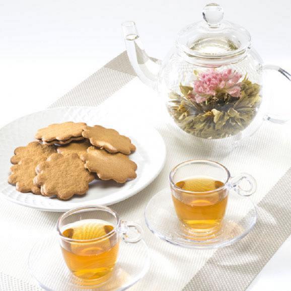 バラの康藝銘茶 5種 とオリジナルグラスの花咲くお茶ギフトセット 工芸茶専門店 クロイソスの通販 お取り寄せなら ぐるすぐり