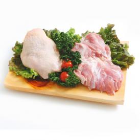 日向鶏 鶏もも肉 2kg(1パックでの発送) (宮崎県産) (fn66790)低脂肪、低カロリー、低コレステロールの３拍子揃ったヘルシーチキン。