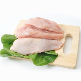 日向鶏 むね肉 2kg(1パックでの発送) (宮崎県産) (fn66791)低脂肪、低カロリー、低コレステロールの３拍子揃ったヘルシーチキン。