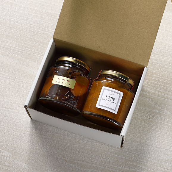 幻の梅 と呼ばれる 杉田梅 のコンポート コンフィチュール 延楽梅花堂の通販 お取り寄せなら ぐるすぐり