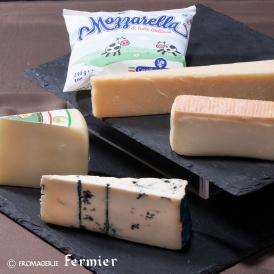 【チーズ/アソート】チーズ専門店フェルミエが選ぶイタリアチーズ 5種セット 冷蔵〈イタリア〉Fermier