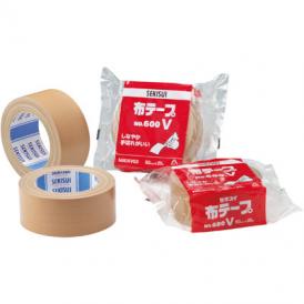 布テープ　＃６００Ｖ　茶　５０Ｘ２５ 1袋（1個入）積水化学工業梱包テープ