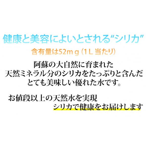 シリカ水 ミネラルウォーター 送料無料 阿蘇外輪山天然優水 熊本シリカ