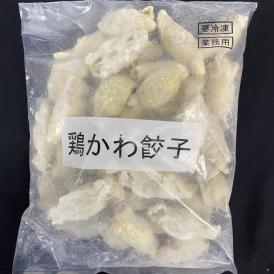 鶏皮餃子 1kg(25g×40個)×10袋 冷凍 フジ物産 