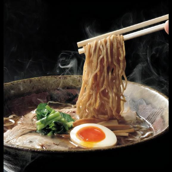 【富良野とみ川】黄金色の醤油スープ《石臼挽き中華そば》3食+スモークチャーシューセット01