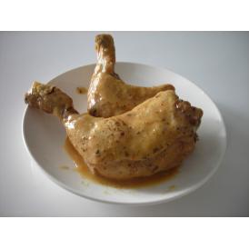 【鶏/モモ】とろける骨付きレッグ 2本（300g）×20p 冷凍〈国内加工〉G-BIZ EAST
