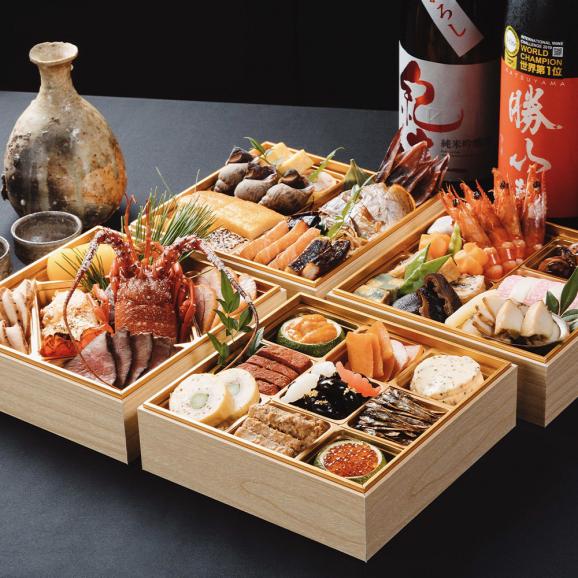 50台限定販売！【創業50年以上の名店】魚匠銀平厳選おせち四段重 全37品 4人前