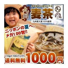 【送料無料】九州産麦茶（むぎ茶） 100パック入り 無添加・ノンカフェイン