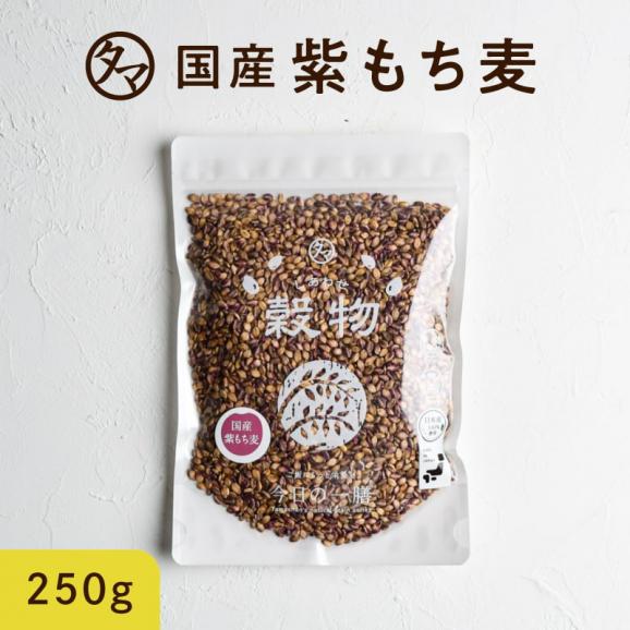 超レア食材！九州産紫もち麦 【送料無料】 250g 食物繊維＆ポリフェノールも一緒に食べよう01