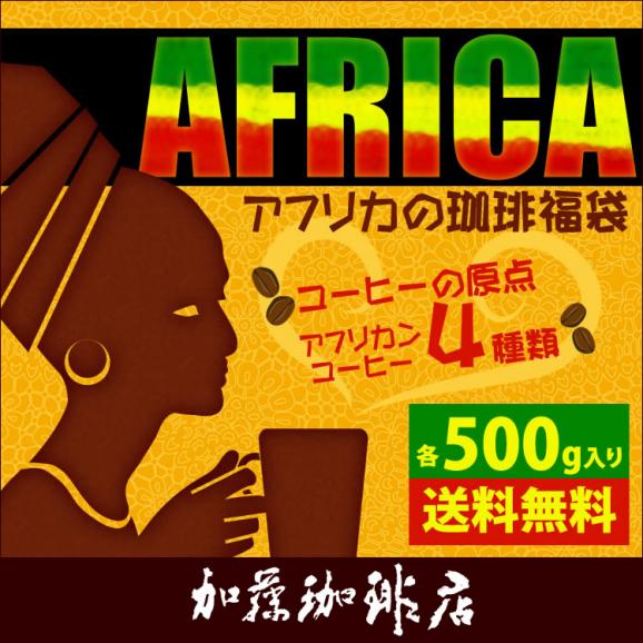 アフリカの珈琲福袋(Qケニ・Qウガ・コンゴニ・ラデュ）/珈琲豆01