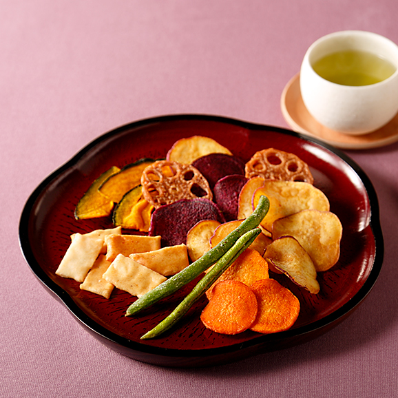 京都 山科の老舗おかき処かなだや 野菜ごのみ 缶入り 130g ２袋 京のおかき処 かなだやの通販 お取り寄せなら ぐるすぐり