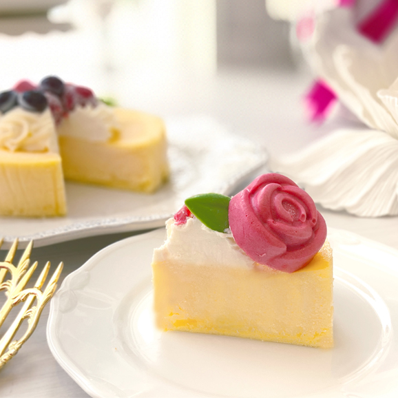 冷凍生ケーキ ベイクドチーズケーキ 誕生日ケーキ 記念日 バラのマドレーヌのお店 ランジェラの通販 お取り寄せなら ぐるすぐり