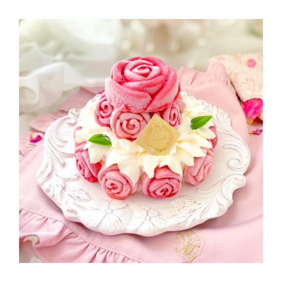 純生 冷凍生ケーキ ローズガーデン 誕生日ケーキ 記念日 薔薇ケーキ お菓子 バラのマドレーヌのお店ランジェラの通販 お取り寄せなら ぐるすぐり