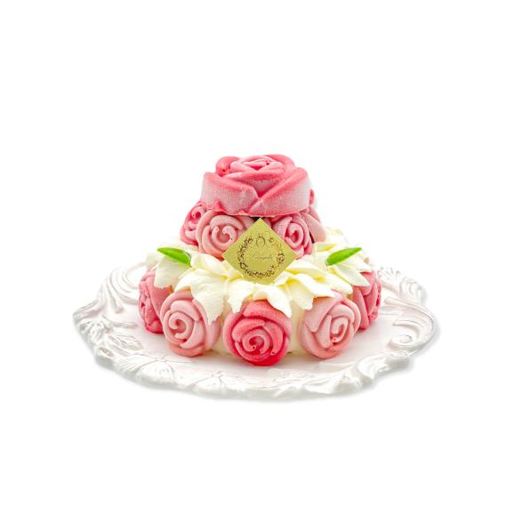 純生 冷凍生ケーキ ローズガーデン 誕生日ケーキ 記念日 薔薇ケーキ お菓子 バラのマドレーヌのお店 ランジェラの通販 お取り寄せなら ぐるすぐり
