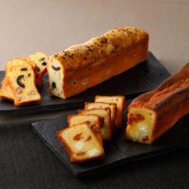 青山モノリス 前菜とデザートのチーズパウンドケーキ
