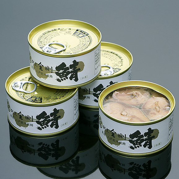 割烹金剛厳選 鯖缶詰 水煮 6缶セット 化粧箱入 割烹 金剛の通販 お取り寄せなら ぐるすぐり