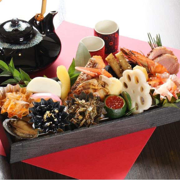 魚菜まつむろの特選おせち一段重 (松) 17品目 一人前