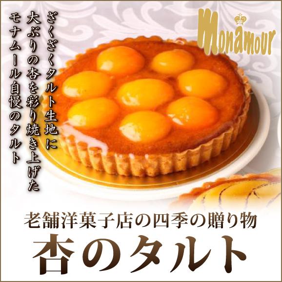 老舗洋菓子店の四季の贈り物杏のタルト01