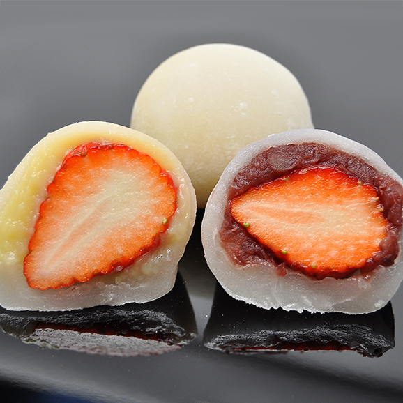 10個箱入り いちご大福 つぶあん カスタードクリーム くり屋南陽軒の通販 お取り寄せなら ぐるすぐり 10個箱入り いちご大福 つぶあん カスタードクリーム くり屋南陽軒の通販 お取り寄せなら ぐるすぐり