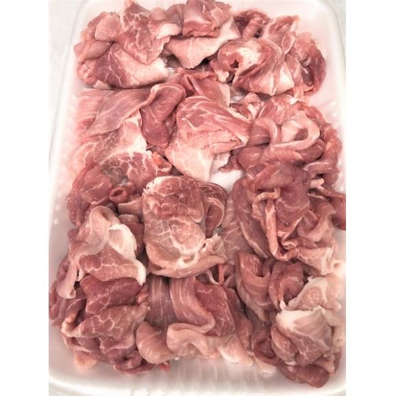 【豚/モモ・バラ・ロース】豚切落し　1kg　冷凍（国産）肉屋横丁01