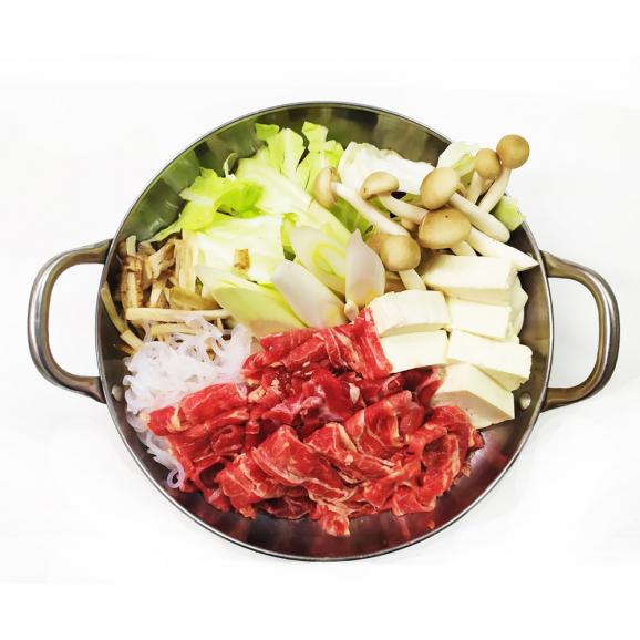 【送料無料】さくら鍋セット 320g (3-4人前) 特製スープ＆ラー麦麺付き03