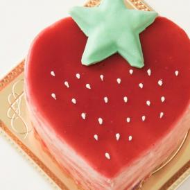 送料無料 苺の可愛すぎる 萌え断ケーキ フルーツケーキ 西内花月堂 萌えるほどに可愛い断面のケーキ